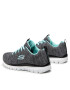 Skechers Обувки Twisted Fortune 12614/BKTQ Сив - Pepit.bg