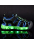 Skechers Сандали Flex-Flow 90707L/BBLM Черен - Pepit.bg