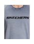 Skechers Тишърт Diamond Wash Heritage M02TS76 Син Regular Fit - Pepit.bg