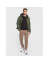 Solid Пухено яке Cole 21107081 Зелен Regular Fit - Pepit.bg