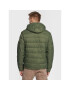 Solid Пухено яке Cole 21107081 Зелен Regular Fit - Pepit.bg