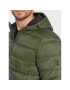 Solid Пухено яке Cole 21107081 Зелен Regular Fit - Pepit.bg