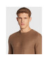 Solid Пуловер 21104152 Кафяв Regular Fit - Pepit.bg