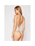 SPANX Боди Suit Your Fancy Plunge Low Back Thong 10206R Бежов - Pepit.bg