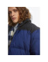 Sprandi Пухено яке AW21-KJM005 Тъмносин Regular Fit - Pepit.bg