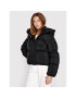 Sprandi Пухено яке SP22-KUD511 Черен Relaxed Fit - Pepit.bg