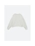 Sprandi Суитшърт SP22-BLD102 Бял Relaxed Fit - Pepit.bg