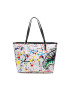 SPRAYGROUND Дамска чанта U After Dark Spark Tote 910T4240NSZ Бял - Pepit.bg