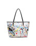 SPRAYGROUND Дамска чанта U After Dark Spark Tote 910T4240NSZ Бял - Pepit.bg