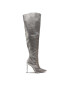 Steve Madden Чизми Skyscraper SM11001613-02003-998 Сребрист - Pepit.bg