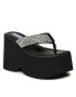 Steve Madden Джапанки Gwen-R SM11002393-010 Черен - Pepit.bg