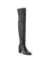 Stuart Weitzman Чизми Luna 85 YL96047 Черен - Pepit.bg