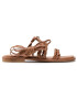 Stuart Weitzman Сандали Calypso Lace-Up S0998 Кафяв - Pepit.bg