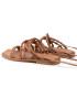 Stuart Weitzman Сандали Calypso Lace-Up S0998 Кафяв - Pepit.bg
