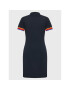 Superdry Ежедневна рокля Vintage Stripe Polo W8011102A Тъмносин Regular Fit - Pepit.bg