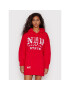 Superdry Плетена рокля 5th Down W8010924A Червен Oversize - Pepit.bg