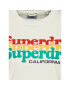 Superdry Тишърт Vintage Cali Stripe W1010847A Екрю Regular Fit - Pepit.bg