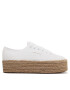 Superga Еспадрили 2790 Rope Macrame Rhombus S3126PW Бял - Pepit.bg