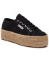 Superga Еспадрили 2790 Rope S51186W Черен - Pepit.bg