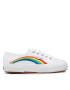 Superga Гуменки 2750 Rainbow Embroidery S81281W Бял - Pepit.bg