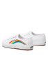 Superga Гуменки 2750 Rainbow Embroidery S81281W Бял - Pepit.bg