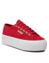 Superga Гуменки 2790 Paltform S9111LW Червен - Pepit.bg