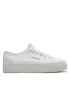 Superga Гуменки Platform MAcrame Rhombus 2740 S2126MW Бял - Pepit.bg