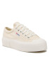 Superga Кецове 2631 Stripe Platform S5111SW Бежов - Pepit.bg