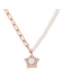 Swarovski Колие Stella 5645381 Розов - Pepit.bg