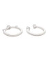 Swarovski Комплект 2 пръстена Constella Ring 5640960 Сребрист - Pepit.bg