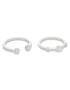 Swarovski Комплект 2 пръстена Constella Ring 5640962 Сребрист - Pepit.bg