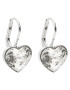 Swarovski Обици Bella Heart 5515191 Сребрист - Pepit.bg