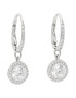 Swarovski Обици Constella 5636270 Сребрист - Pepit.bg