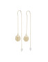 Swarovski Обици Ginger 5642944 Златист - Pepit.bg