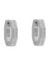 Swarovski Обици Hoop Oct S 5618307 Сребрист - Pepit.bg