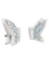 Swarovski Обици Lilia 5662183 Сребрист - Pepit.bg