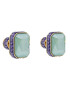 Swarovski Обици Orbita 5641406 Зелен - Pepit.bg