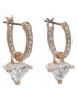 Swarovski Обици Ortyx 5643738 Розов - Pepit.bg