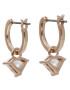Swarovski Обици Ortyx 5643738 Розов - Pepit.bg