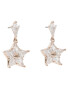 Swarovski Обици Stella 5645466 Розов - Pepit.bg