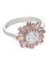 Swarovski Пръстен Sunshine 5642973 Сребрист - Pepit.bg