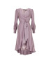 Swing Коктейлна рокля 5AE05800 Розов Regular Fit - Pepit.bg