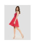Swing Коктейлна рокля 5AE19300 Червен Slim Fit - Pepit.bg