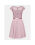 Swing Коктейлна рокля 5AF02700 Розов Regular Fit - Pepit.bg