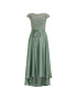 Swing Коктейлна рокля 5AF04500 Зелен Regular Fit - Pepit.bg