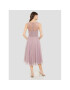 Swing Коктейлна рокля 5AF09900 Розов Regular Fit - Pepit.bg