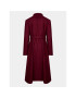 Ted Baker Вълнено палто Roseika 272477 Бордо Regular Fit - Pepit.bg