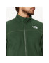 The North Face Полар M 100 Glacier Full Zip - EuNF0A855XI0P1 Зелен Regular Fit - Pepit.bg