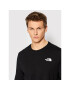 The North Face Тениска с дълъг ръкав Easy Tee NF0A2TX1 Черен Regular Fit - Pepit.bg