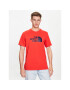 The North Face Тишърт Easy NF0A2TX3 Червен Regular Fit - Pepit.bg